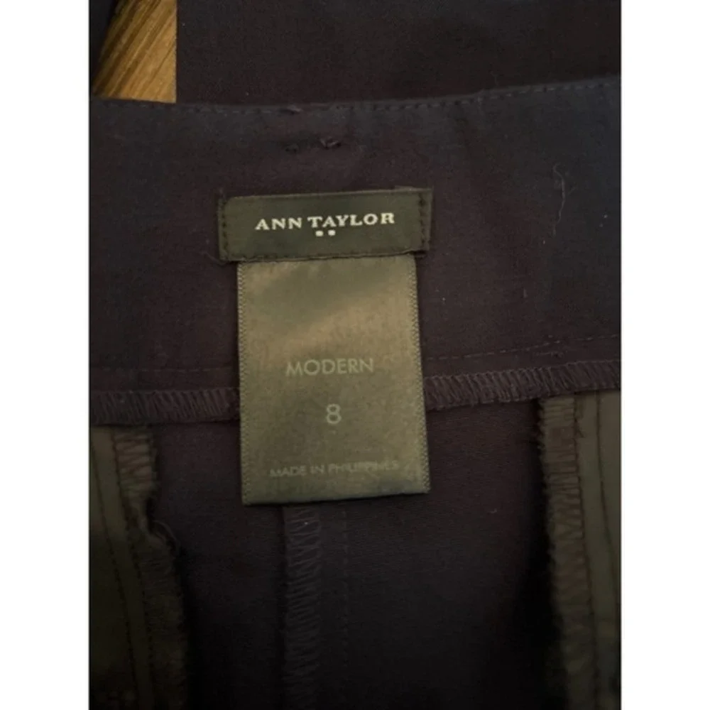 Ann Taylor womens slacks size 8 modern‎ dress pants black